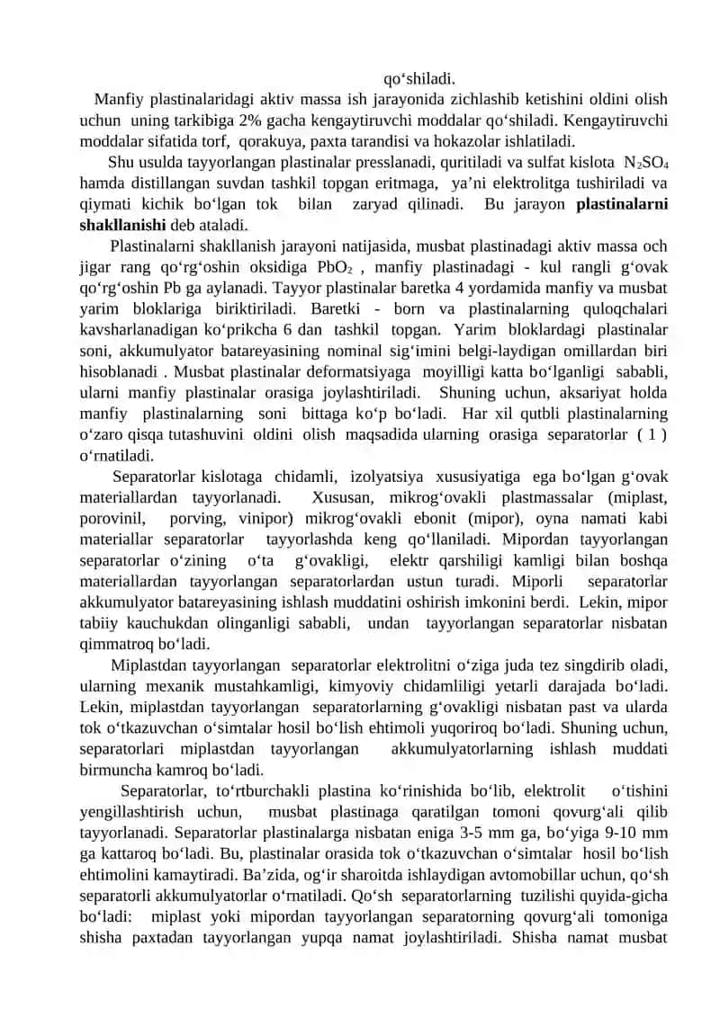 Akkumulyatorlar batareyasi 3