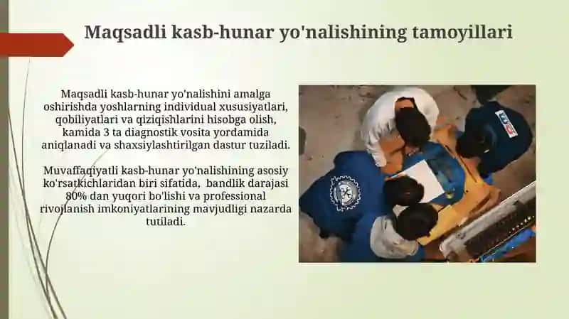 Yoshlarning Kasb-Hunarga Yo'naltirilgan Ta'limi: Ijtimoiy-Pedagogik Yondashuv 3