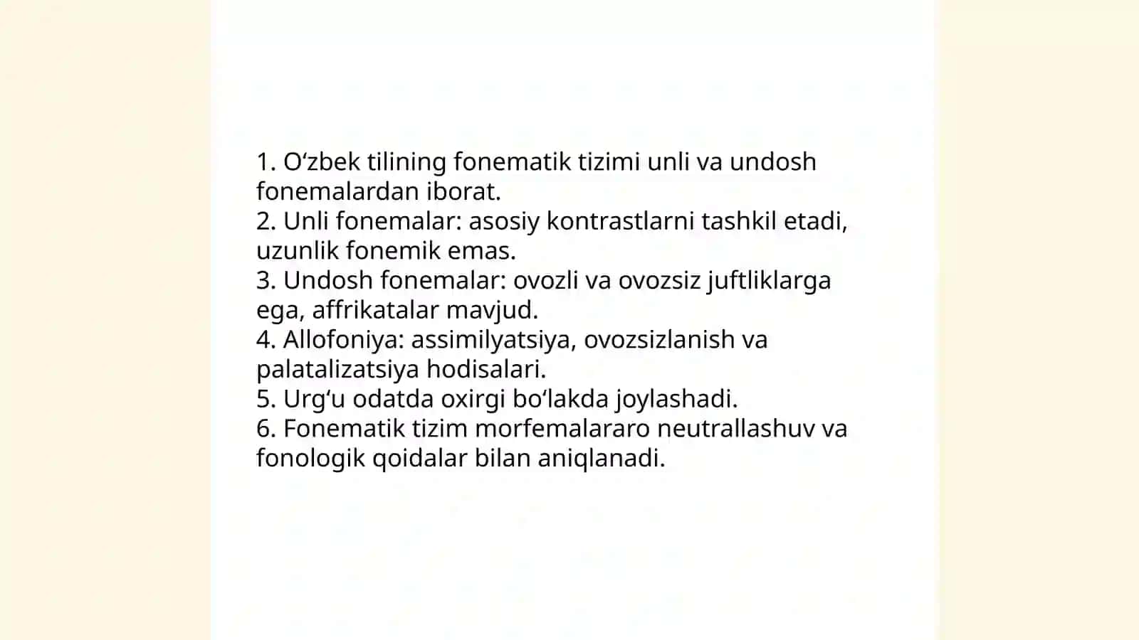 Oʻzbek tilshunosligida fonologiya 3