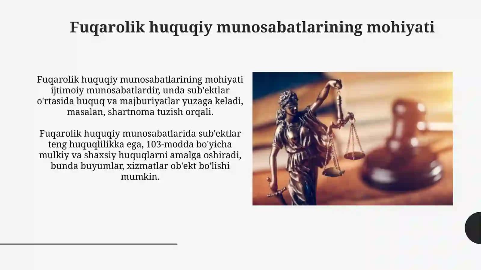 Fuqarolik huquqiy munosabatlar 3