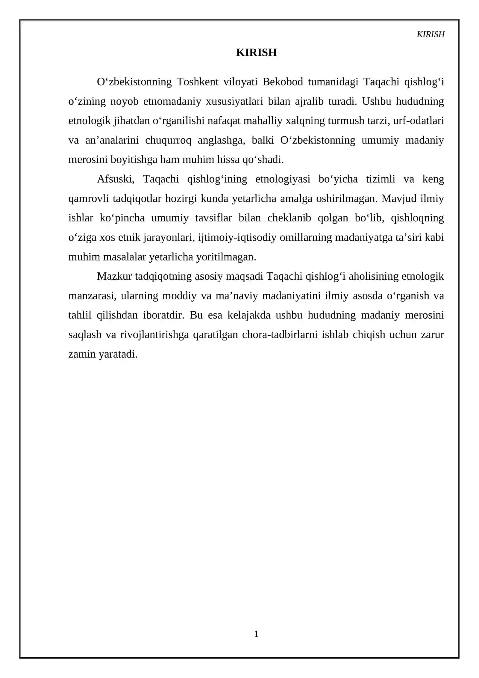 Taqachi qishlog'ining etnologiyasi 3