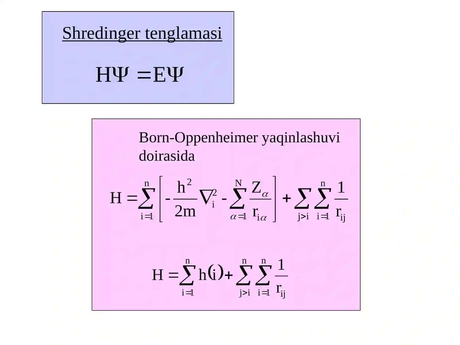 YARIM EMPIRIK USULLAR 3