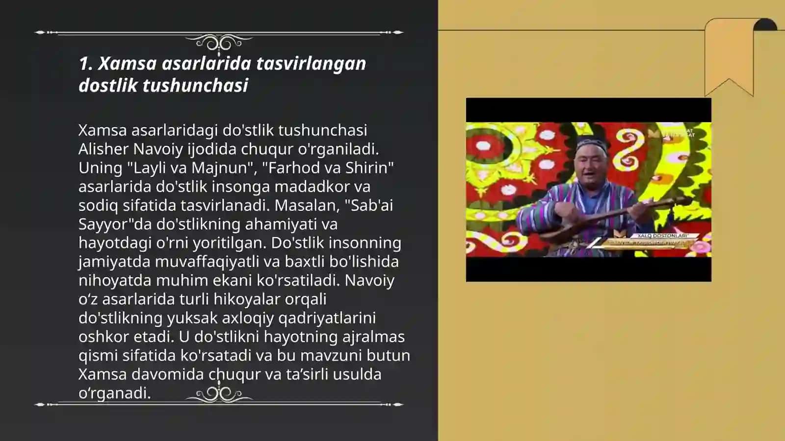 Xamsa dostonlari badiyati 3