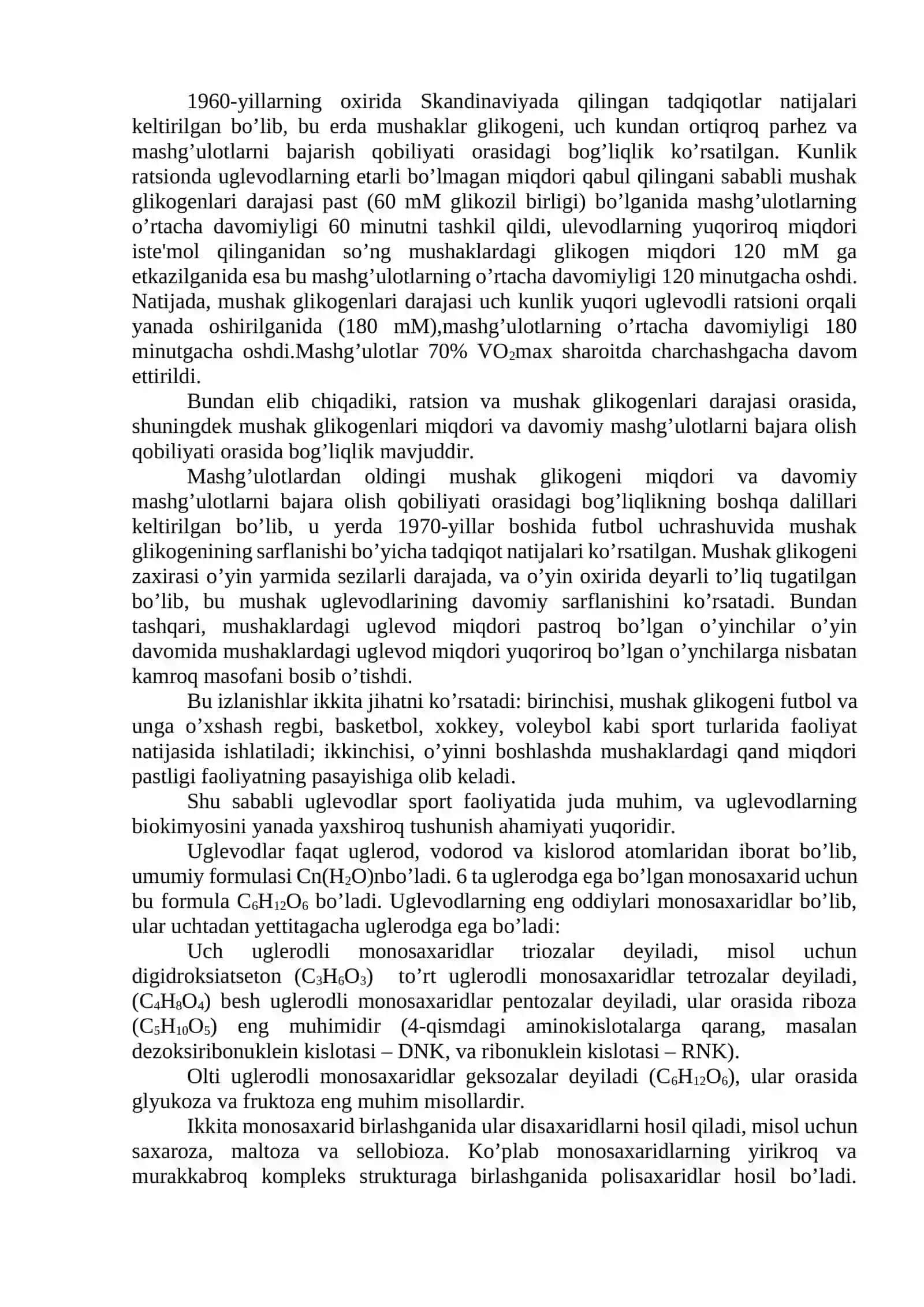 Uglevodlar almashinuvi 3