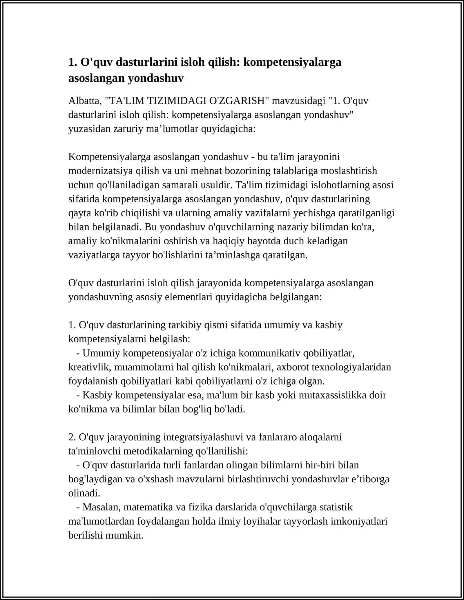TA'LIM TIZIMIDAGI O'ZGARISH 3