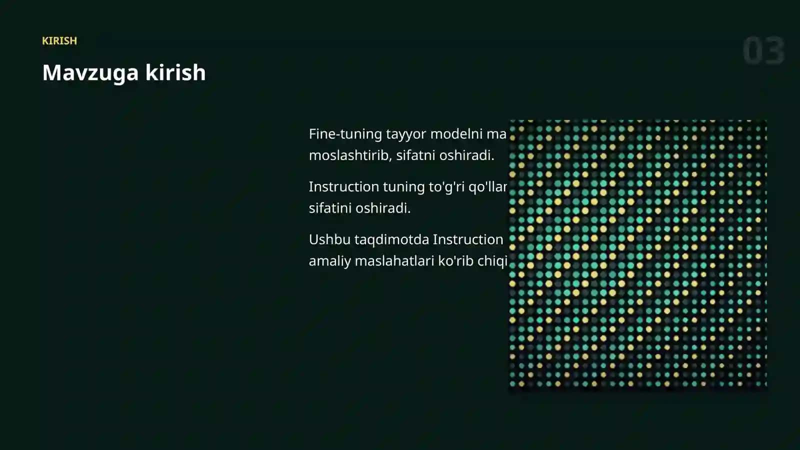MODELLARNI SOZLASH (FINE-TUNING) 3