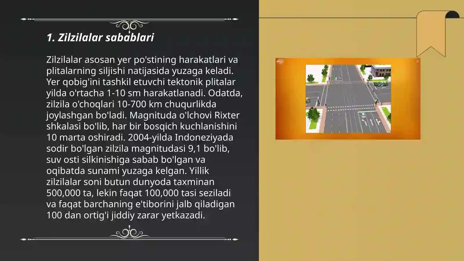 Zilzila va ularda aholining harakatlanishi 3