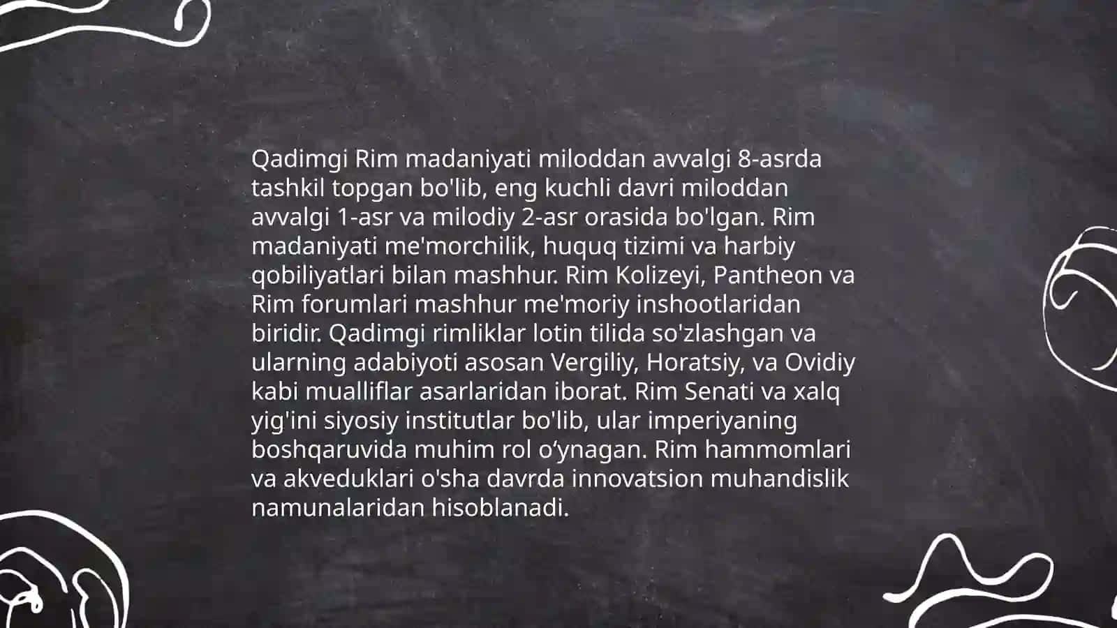 Qadimgi Rimda fan 3