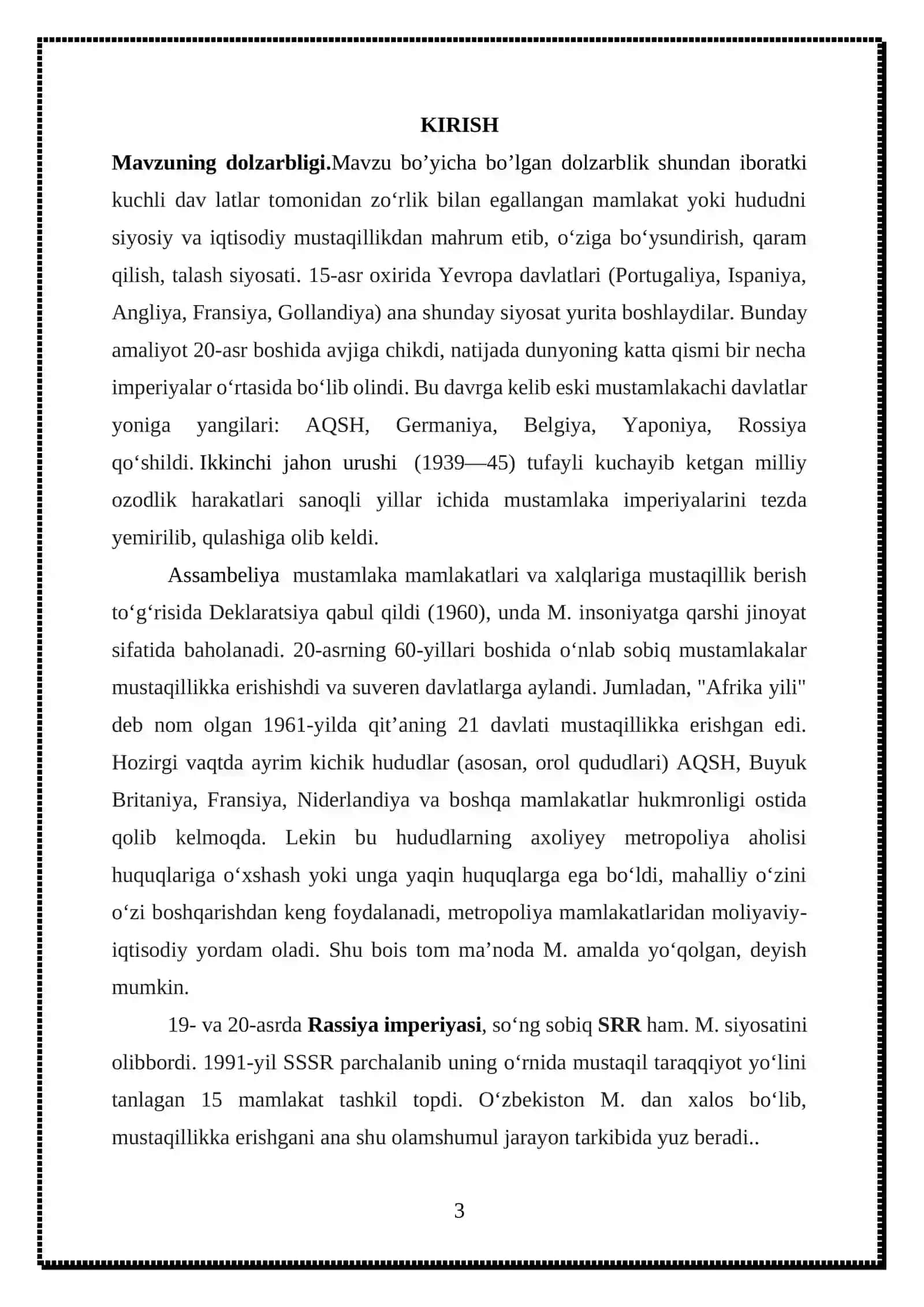Yevropa davlatlarining mustamlakachilik uchun kurashi (XVIII-asr) 3
