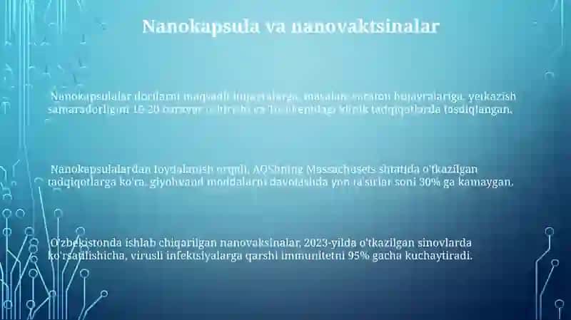 Nanotexnologiya Tibbiyotda 3