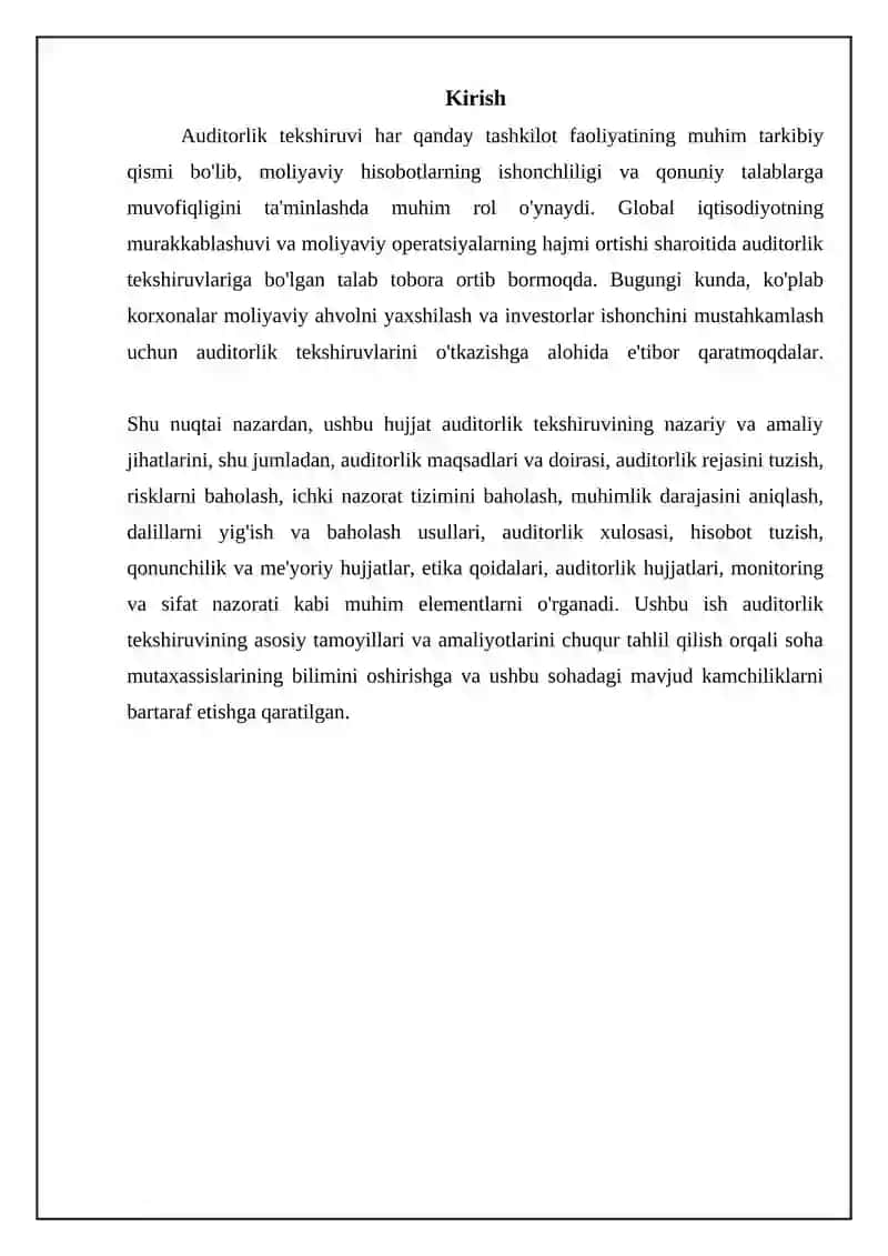 Pul mablagʻlari auditi 3