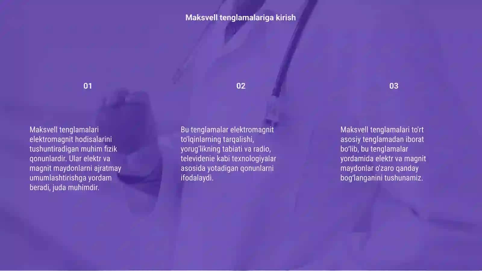Maksvell tenglamalari 3