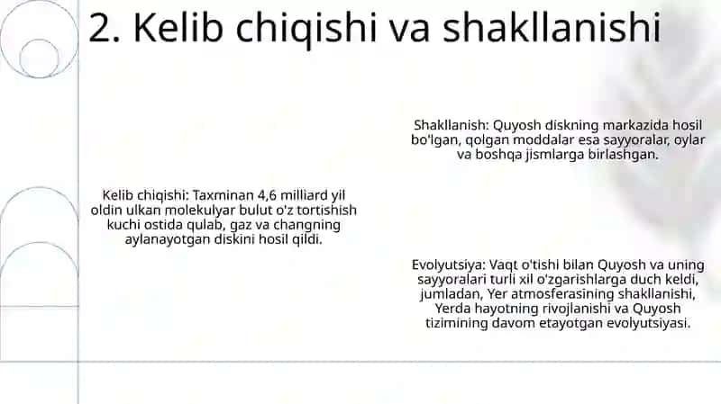 Quyosh Sistemasi 3