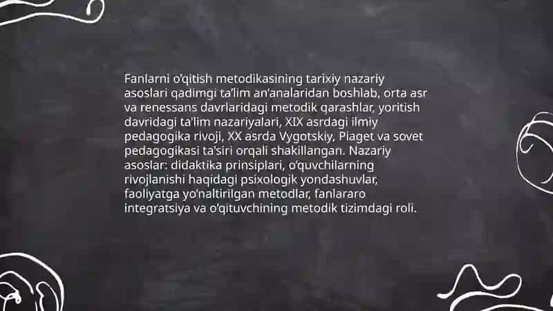 Fanlarni o’qitish metodikasi tarixi 3
