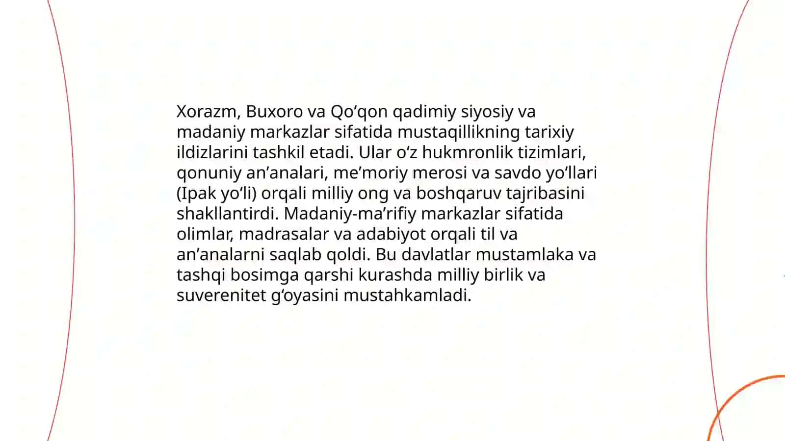 Mustaqillikning tarixiy asoslari 3