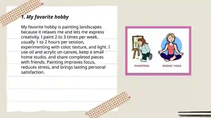 My favorite hobby 3