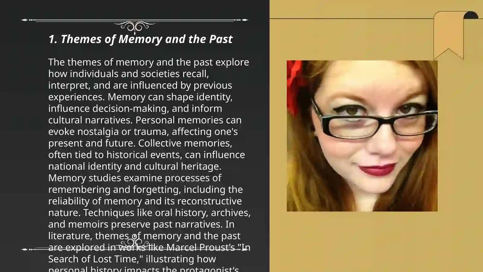 Themes of Memory and the Past 3