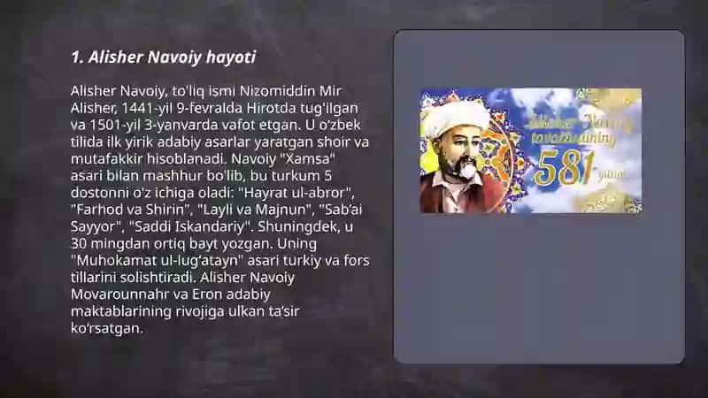 Alisher Navoiy 3