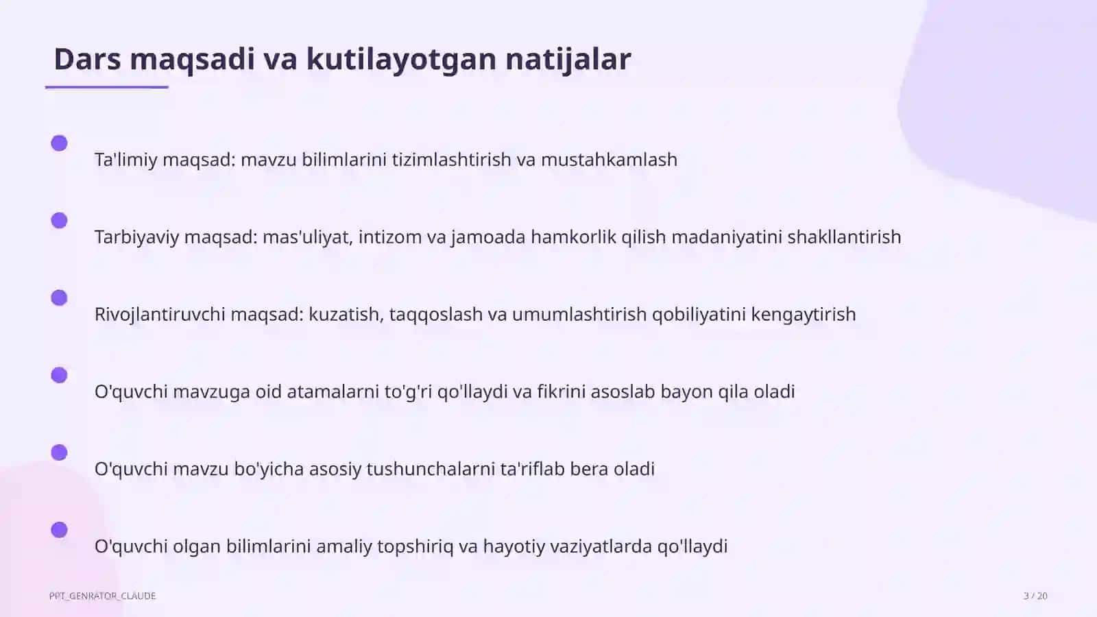 Yulduzli tunlar (11-sinf) 3