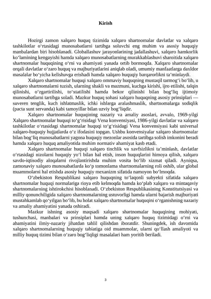 Xalqaro Shartnomalar Huquqi 3