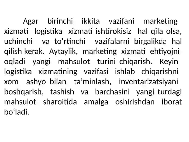 Logistika va marketing tadqiqotlari 3