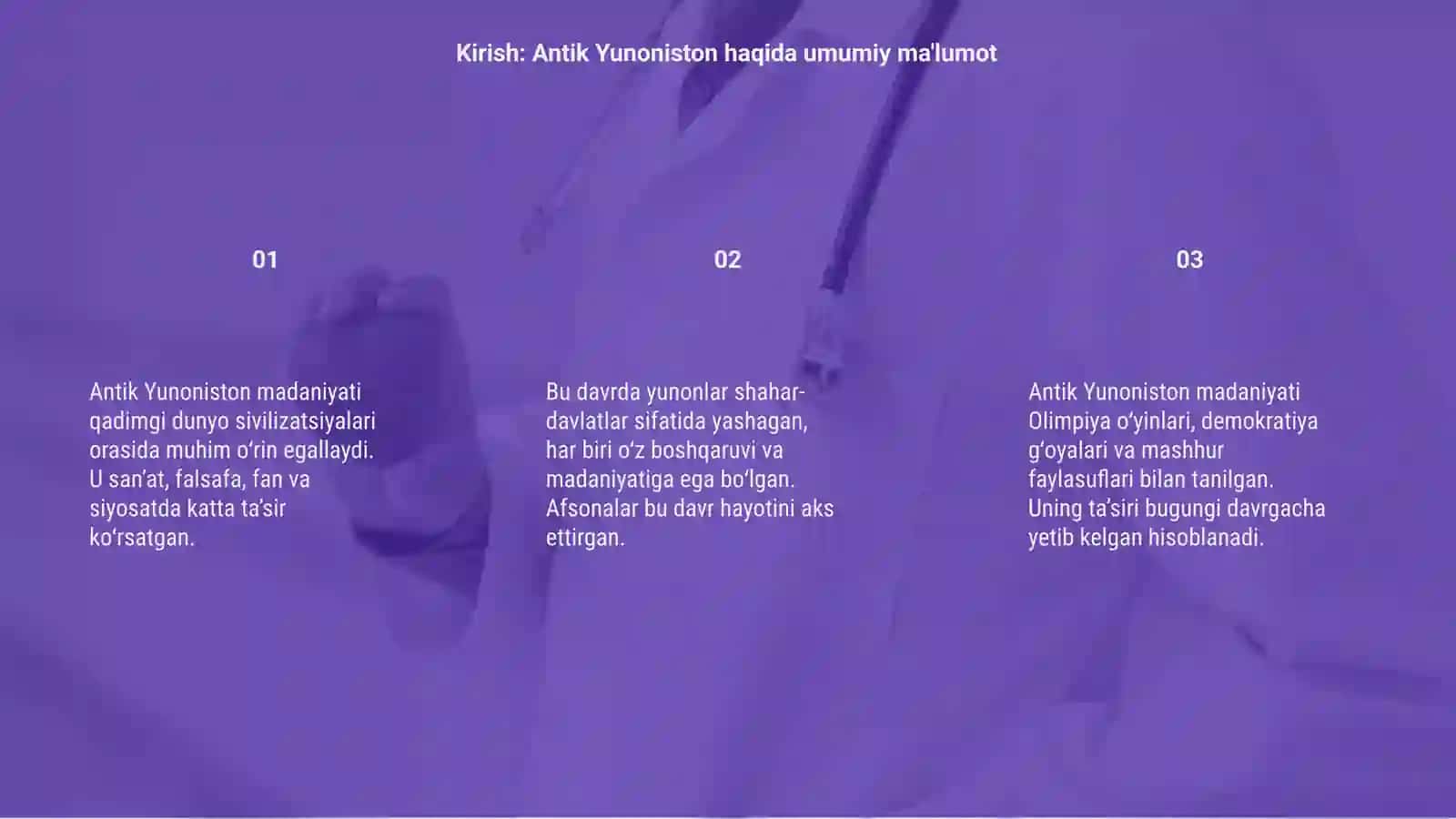 Antik Yunoniston madaniyati 3