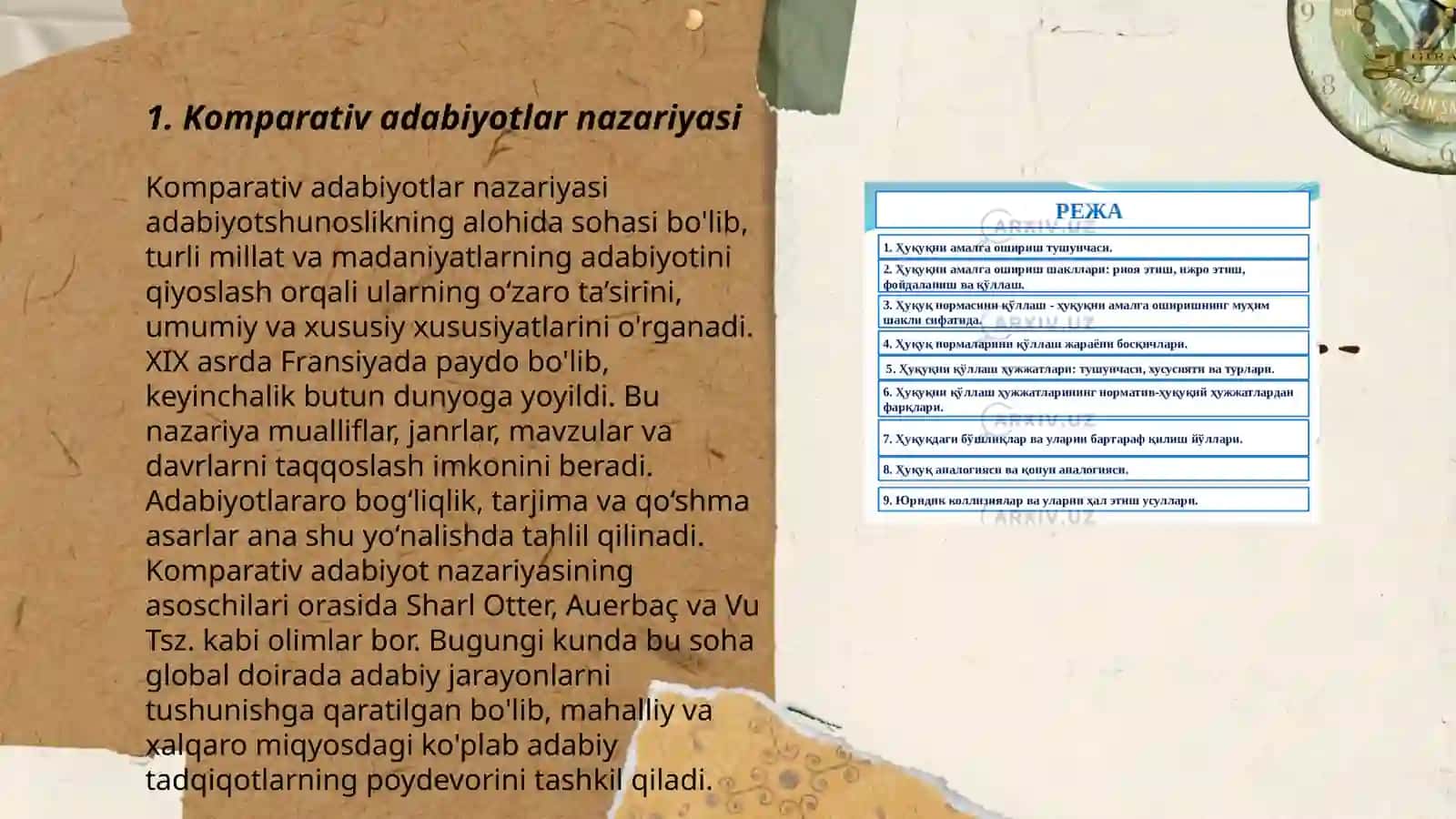 Komparativ adabiyotlar nazariyasi 3