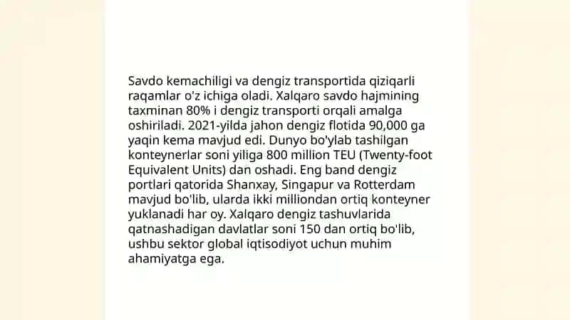 Savdo kemachiligi va dengiz transporti 3