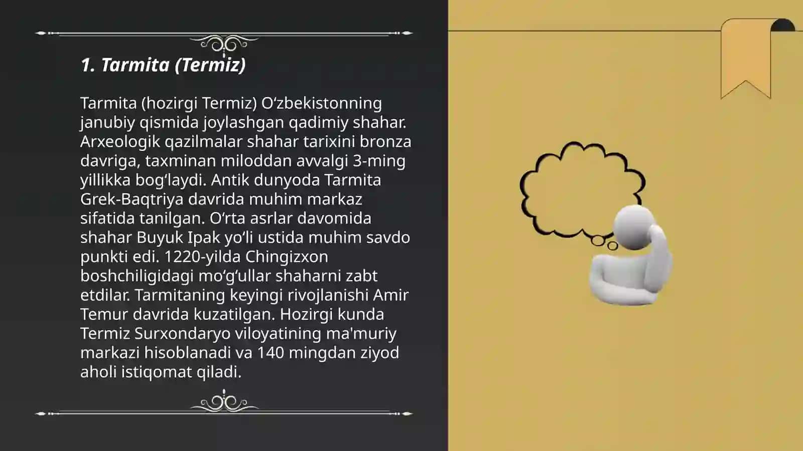 O'rta Osiyoning antik davr shaharlari 3