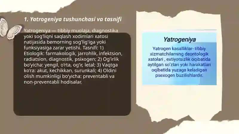 Yatrogeniya Muammolari 3
