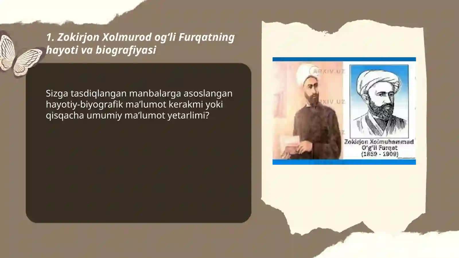 Zokirjon Xolmurod ogʻli Furqat 3