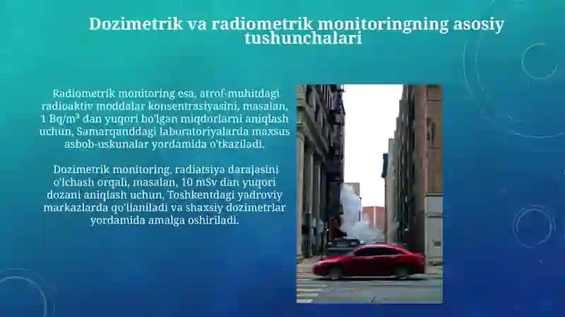 Dozimetrik va radiometrik monitoring 3