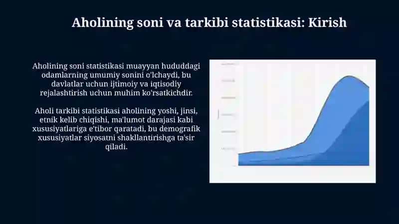 Aholi soni va tarkibi statistikasi 3