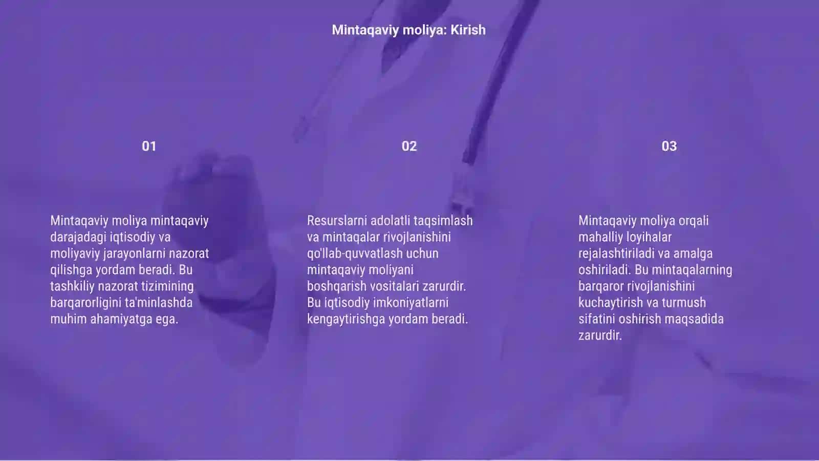 Mintaqaviy moliya 3