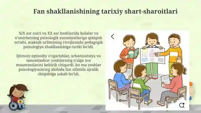 Yosh va Pedagogik Psixologiya Fanining Vazifalari va Rivojlanish Bosqichlari 3