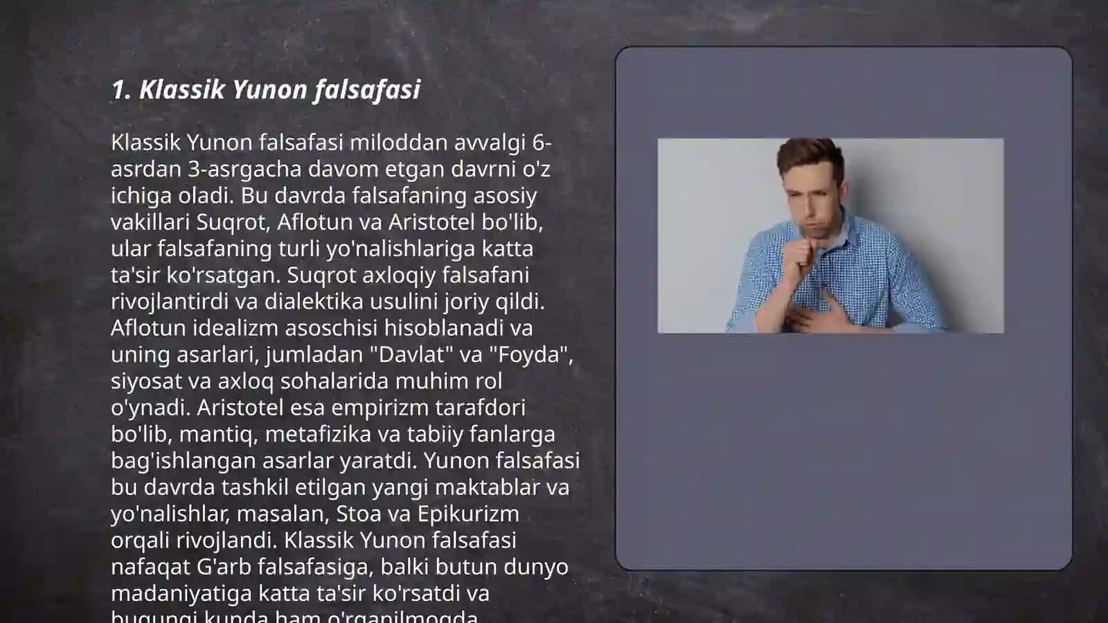 Klassik Yunon falsafasi 3