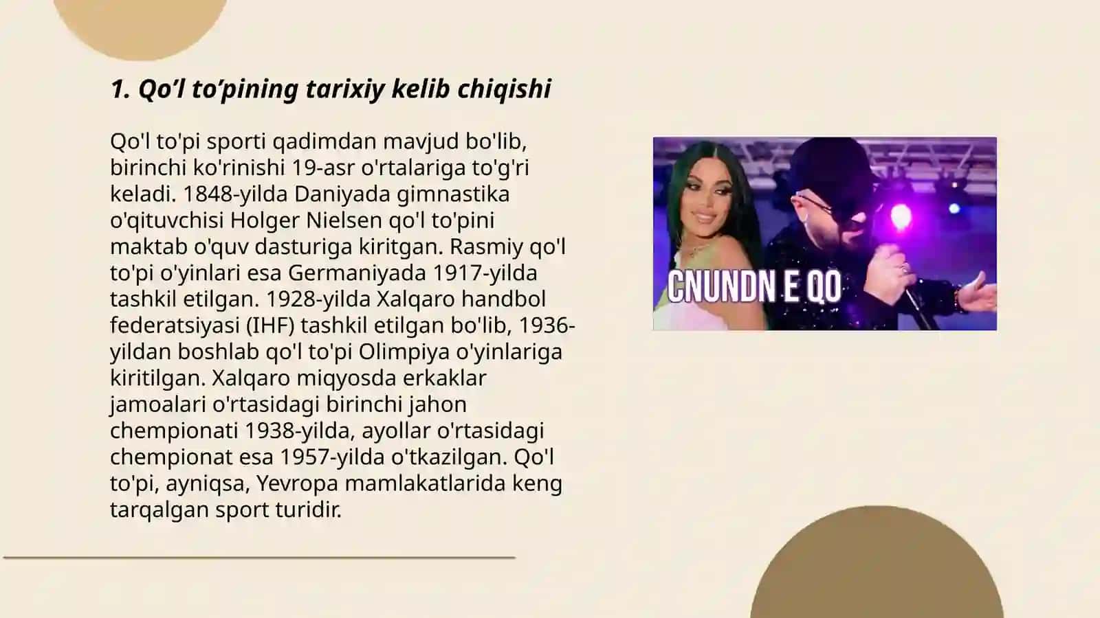 Qo’l to’pining rivojlanish tarixi,texnikasi,taktikasi va qoidalari 3