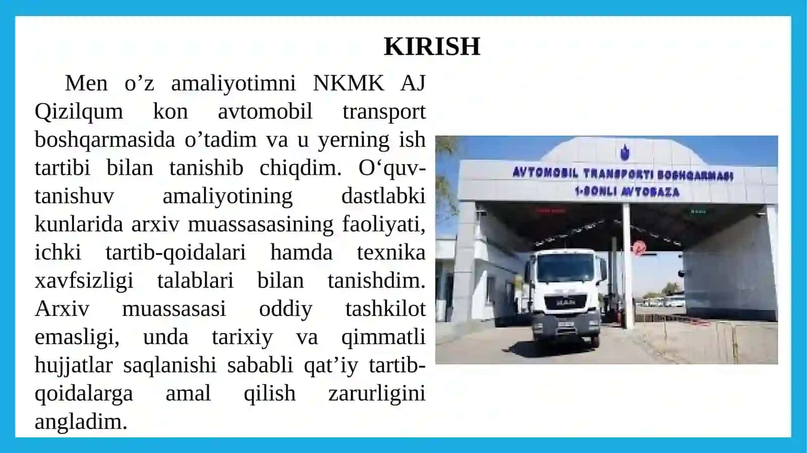 NKMK AJ QIZILQUM KON AVTOMOBIL TRANSPORT BOSHQARMASI ARXIVI 3