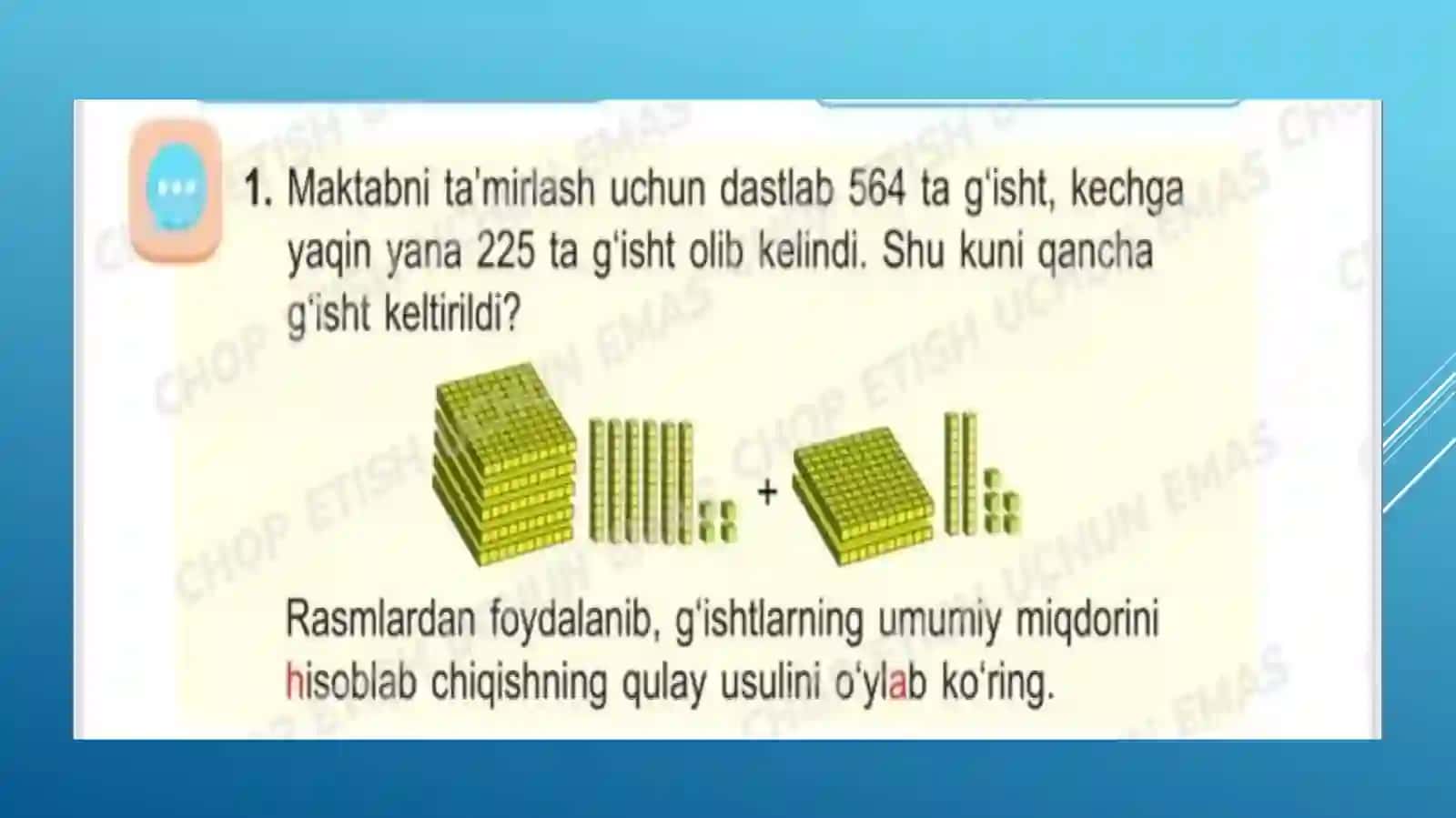 3xonalisonlarniqo`shish 3