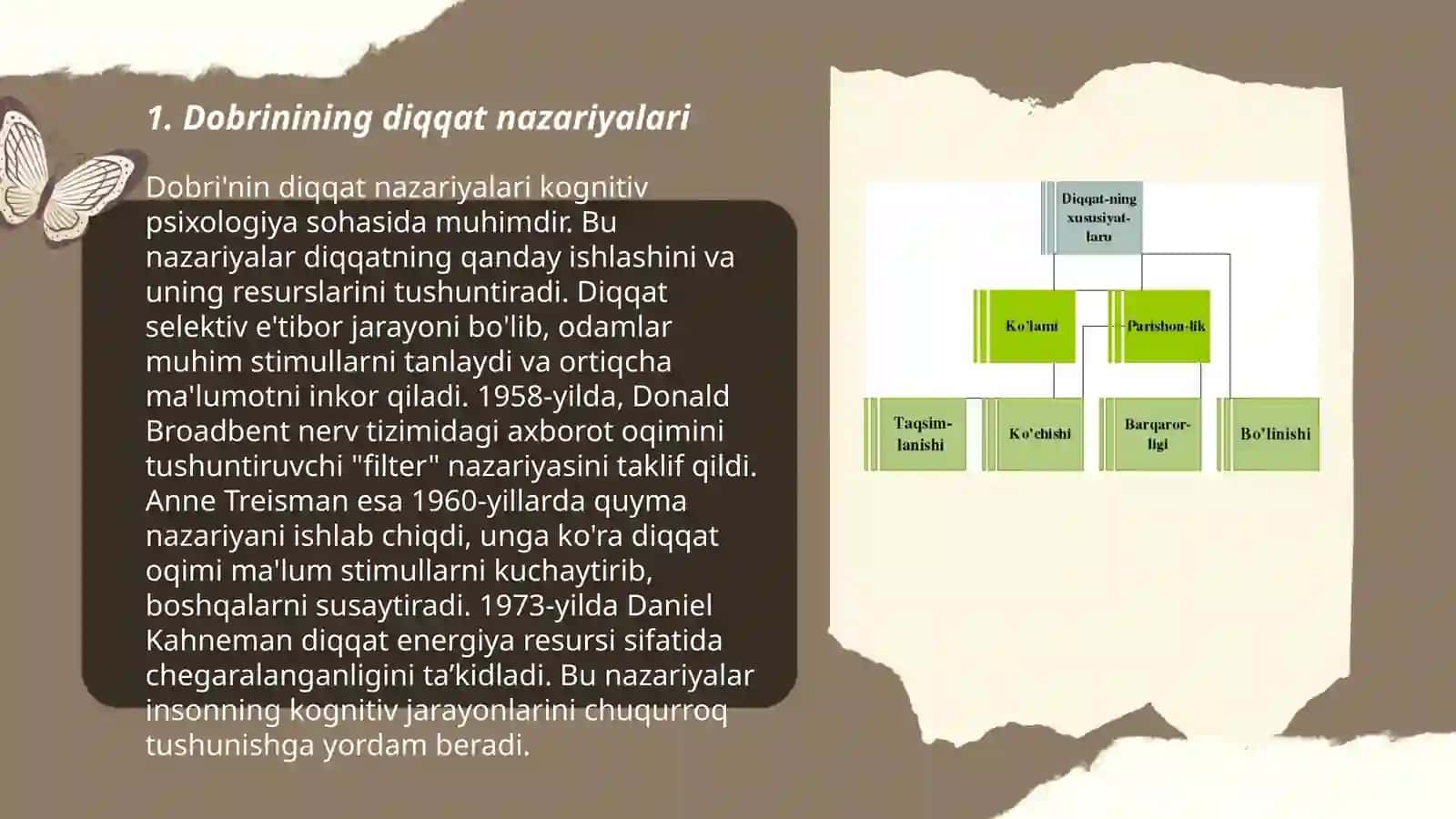 Dobrinining diqqat haqidagi qarashlari 3