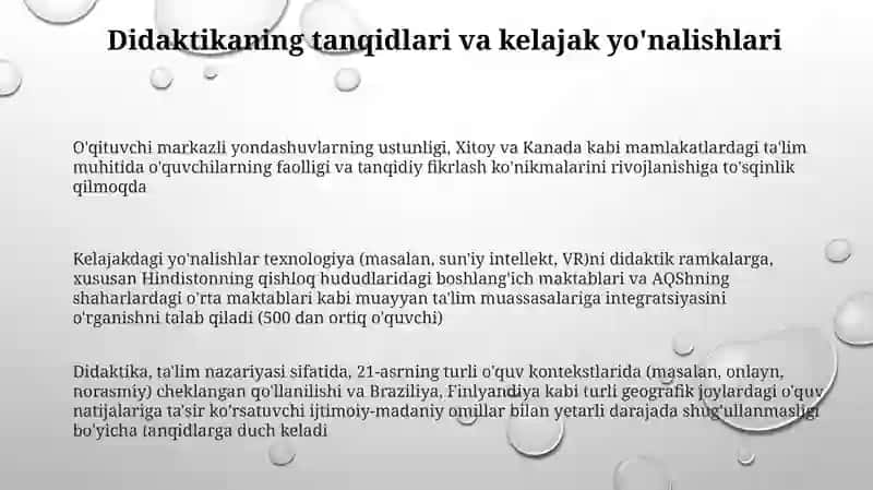 Didaktika ta'lim nazariyasi sifatida 3