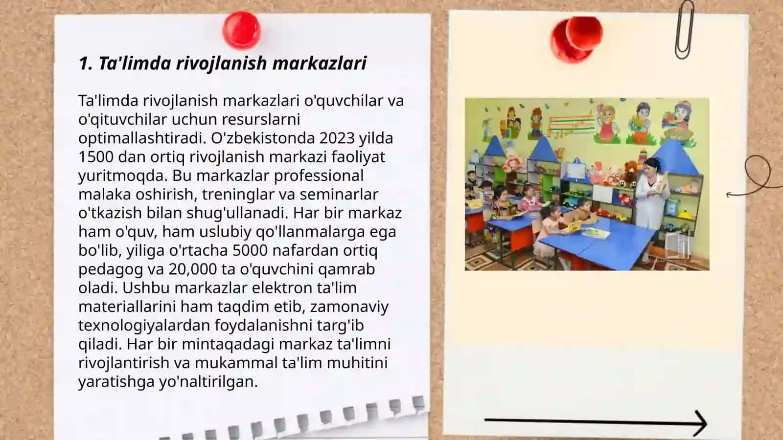 Ta'limda rivojlanish markazlari 3