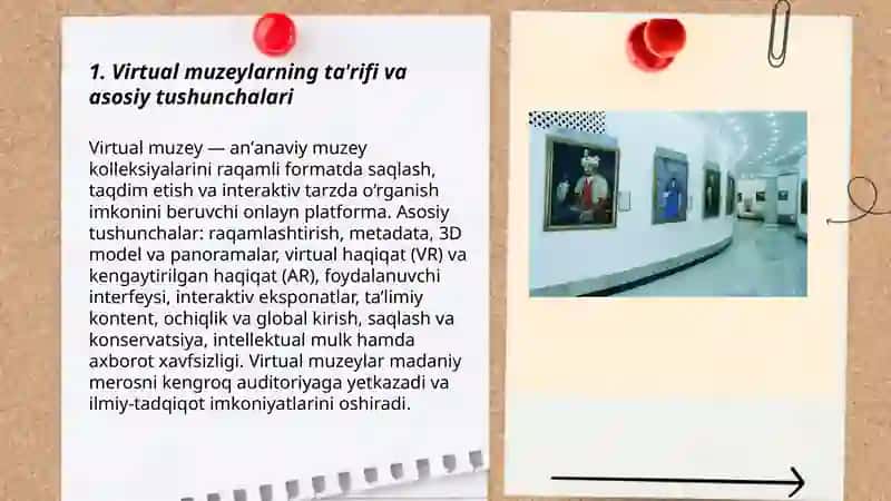 Virtual muzeylar va ularning ahamiyati 3