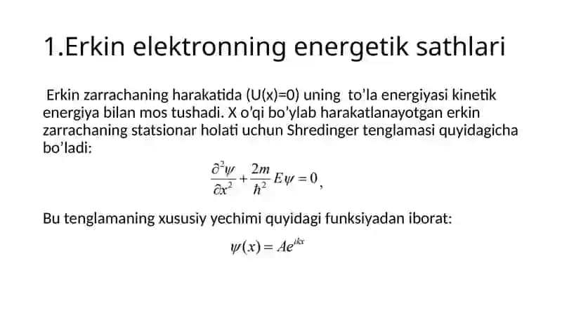 Kristallarning sohaviy nazariyasi 3