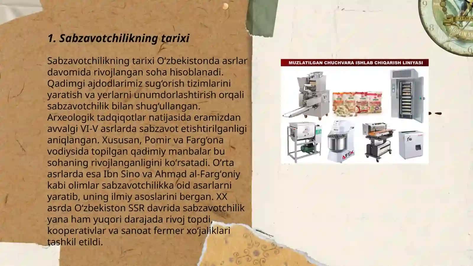 Jahon sabzavotchiligining ahamiyati va rivojlanish tarixi 3