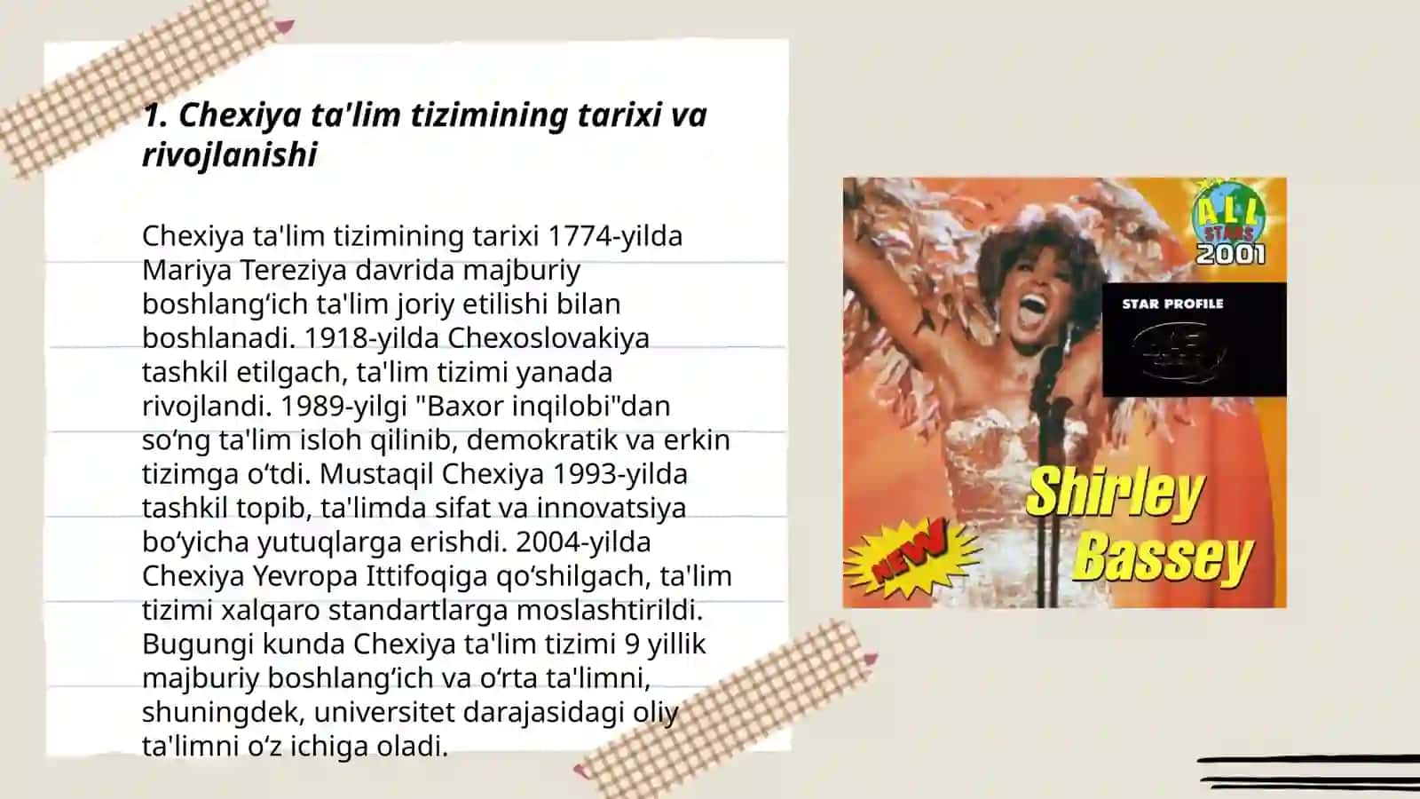 Chexiya davlati ta'lim tizimi komparativistik tahlil 3