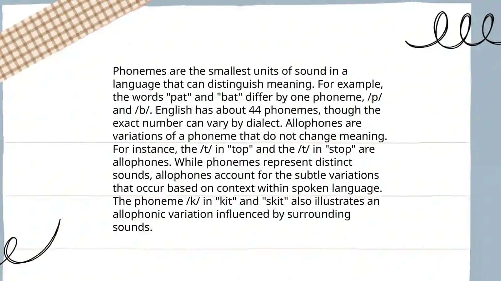 Phonology 3