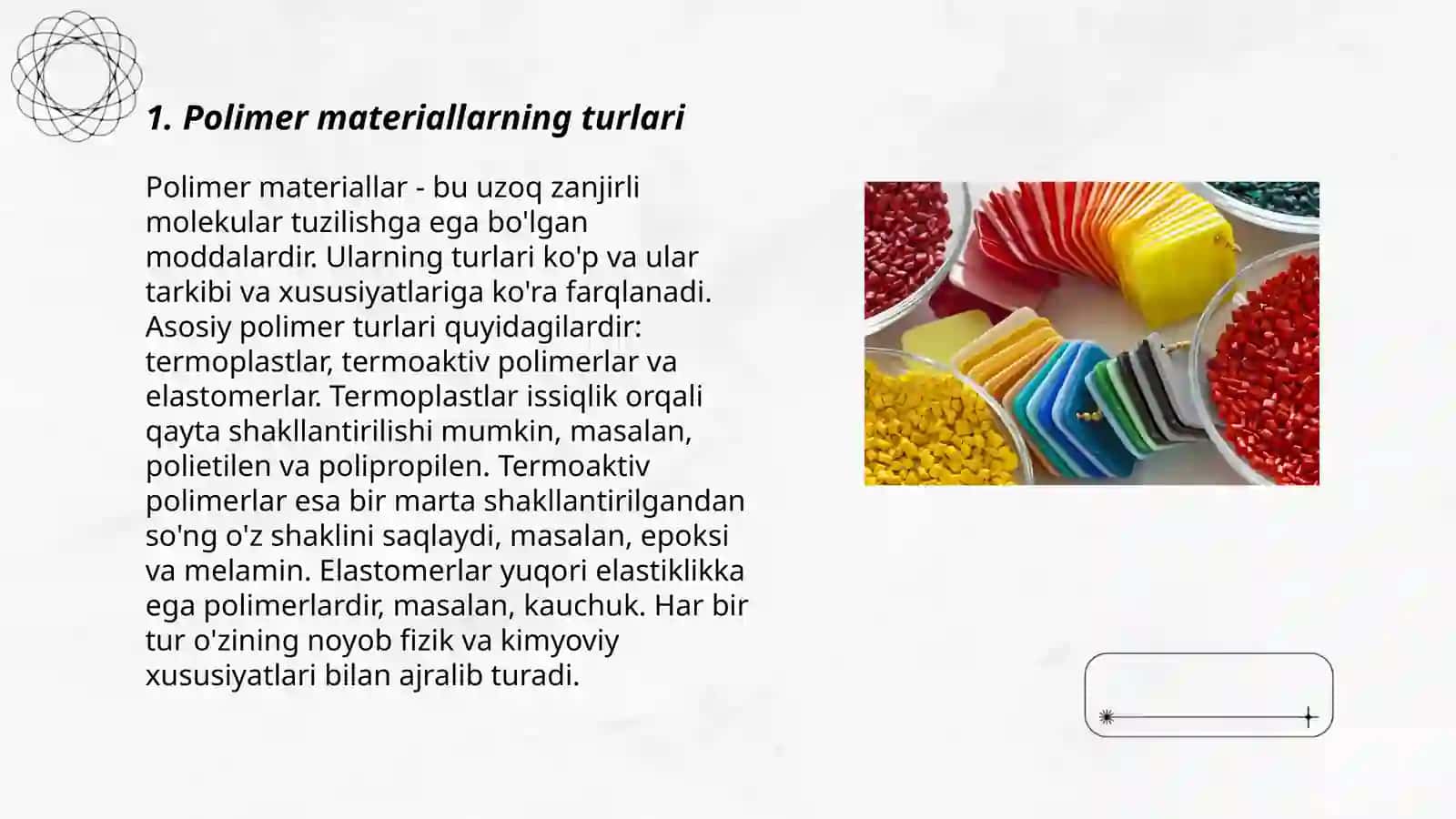 Polimer pardozlovchi materiallar xom ashyosi 3