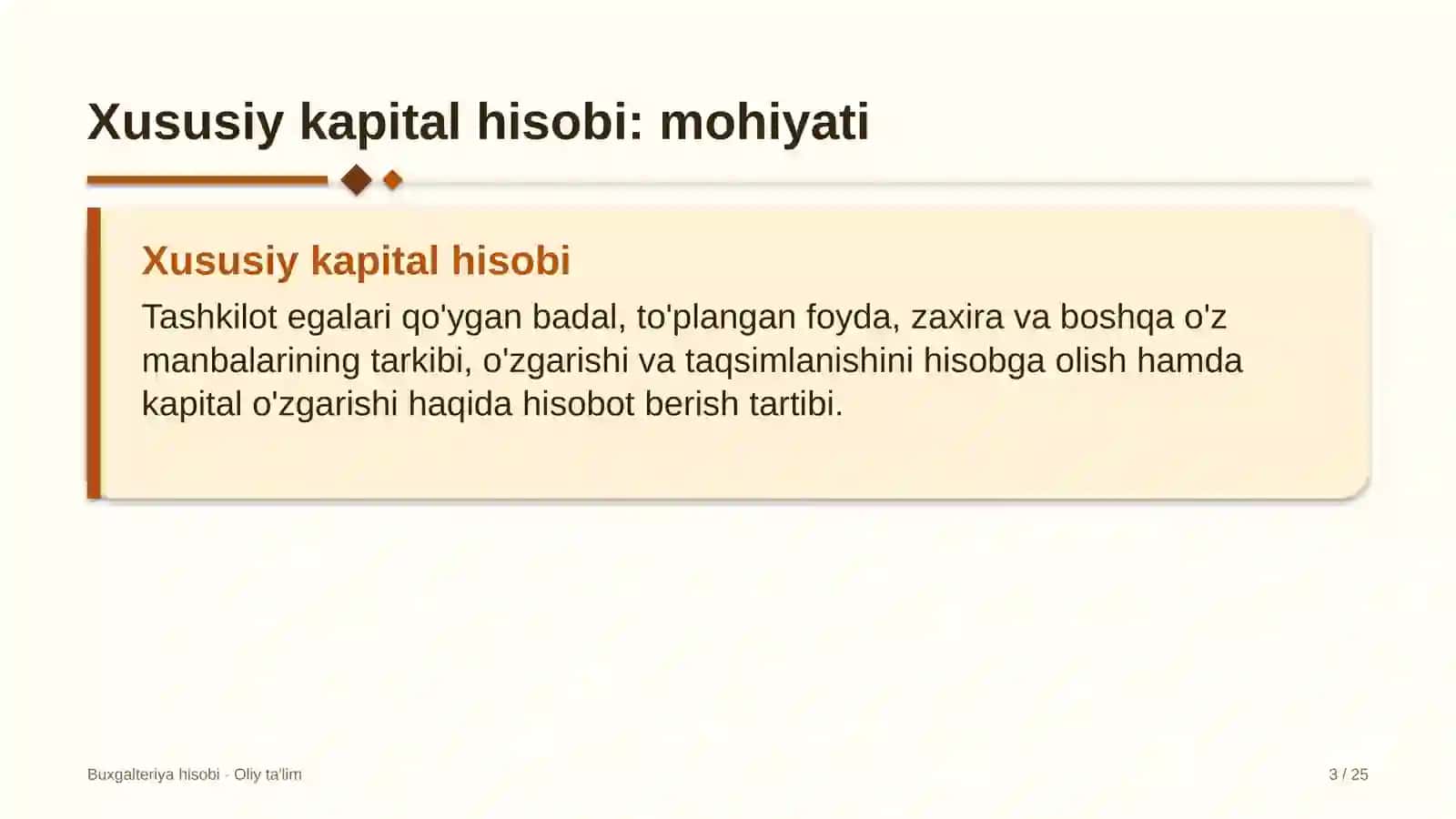 Asfalt-beton zavodlarida xususiy kapital hisobi 3