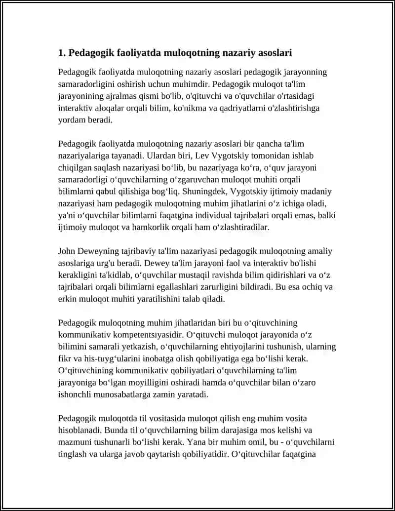 PEDAGOGIK FAOLIYATDA MULOQOT 3